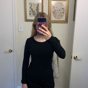 Long sleeve black shirt